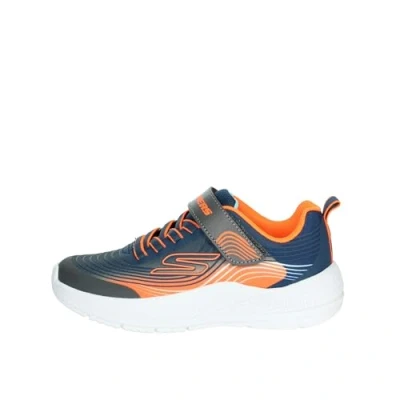 Afbeelding van Skechers Microspec Advance, gymschoenen, Marineblauw/Oranje, 21 EU, EU