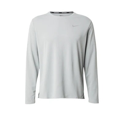 Afbeelding van Nike Performance Miler Longsleeve, Heren, Maat: Small, grey fog particle heather