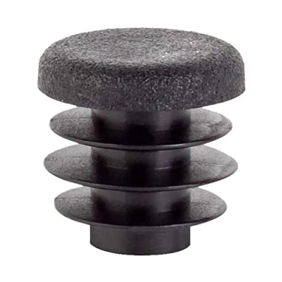 Afbeelding van Alberts 858964 Einddop voor ronde buizen kunststof, zwart diameter 15 mm set van 4