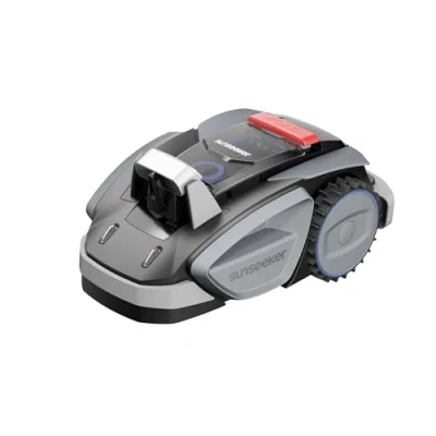 Afbeelding van Sunseeker V3 Vision AI Robotmaaier, zonder begrenzingskabel, 600 m², dubbel oog, 42% helling, app bediening, grasmaaier met één klik maaien