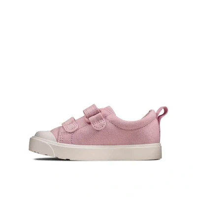 Afbeelding van Clarks City Bright T Sneakers voor kinderen, uniseks, roze, 23 EU