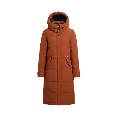 Afbeelding van khujo Dairi Wintermantel, Dames, Maat: XS, Russet brown