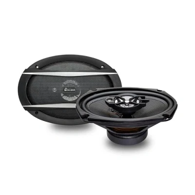 Afbeelding van Caliber Auto Speakers Ø 6x9&quot; ovaal speaker frame 64 mm Mylar Dome Tweeters 13mm Piezo Tweeter 300 Watt Totaal Vermogen 3 weg Coaxiaal Luidspreker set inclusief Grill (CDS69G)