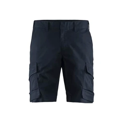 Afbeelding van Blaklader Industrie short met stretch 1446 1832 Donker marineblauw/Zwart C62