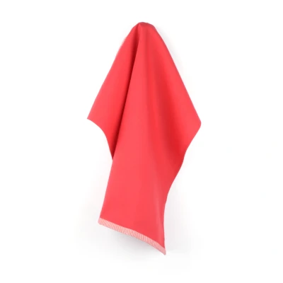 Afbeelding van Bunzlau Castle Theedoek Solid Rood