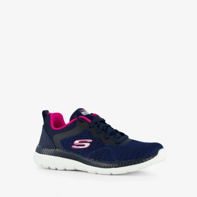 Afbeelding van Skechers Bountiful Quick Path dames sneakers Blauw Extra comfort Memory Foam Maat 42