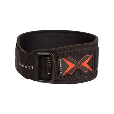 Afbeelding van PICSIL Lumbar Belt voor Powerlifting, Ideaal Squat, Deadlift, Bench Press, Aanpasbare riem met patch ruimte, 2 kleuren, 4 maten (Zwart, XL)