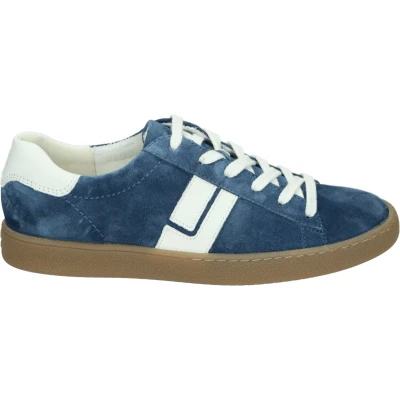 Afbeelding van Paul Green Sneakers laag, Dames, Maat: 43, S suede maincalf lake white Veloursleer