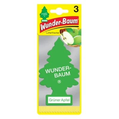 Afbeelding van Wunderbaum 171207 groene appel, verpakking met 3 stuks
