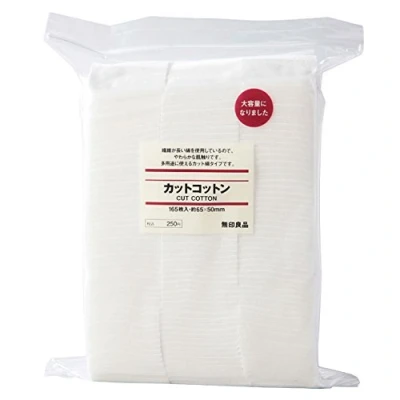 Afbeelding van Muji Gesneden katoen 165 stuks 65 x 50 mm door