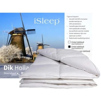 Afbeelding van iSleep Dekbed 15% Dons Warmteklasse 2 Persoons 200x200 cm