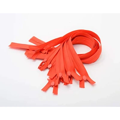 Afbeelding van LEDUC RVNAVN3 40 820 10 Trimz Invisible Zip ritssluiting, rood, cm
