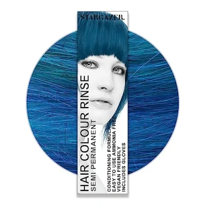 Afbeelding van Stargazer Products Semi permanente haarkleuring, per stuk verpakt azuurblauw, (1 x 70 g)