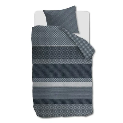 Afbeelding van Beddinghouse Fera dekbedovertrek Eenpersoons 140 x 200/220 cm Blauw