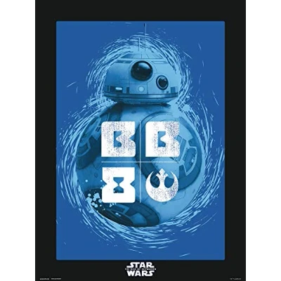 Afbeelding van Erik Art Print Star Wars Episode IX, BB 8 Blue, 30 x 40 cm