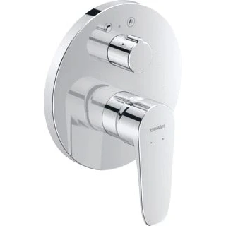 Afbeelding van Duravit b 1 afbouwdeel voor badmengkraan met omstel 17cm chroom b15210012010