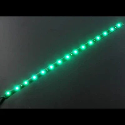 Afbeelding van Lumonic LED strip 0,3m Groene 12V IP65 18LEDs 60 LED/m SMD2835 I 30cm, strip, lichtband