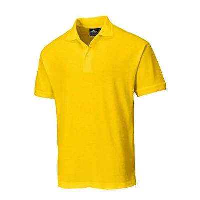 Afbeelding van Portwest B210 Naples Poloshirt, Normaal, Grootte 2XL, Geel