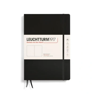 Afbeelding van Leuchtturm 1917 Hardcover B5 18 x 25.5 cm Notitieboek Black Blanco