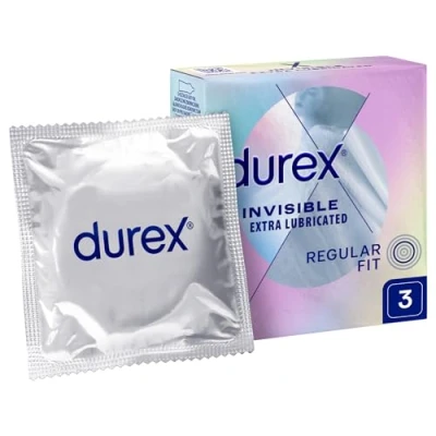 Afbeelding van Durex Invisible Extra Lubricated 3 stuks