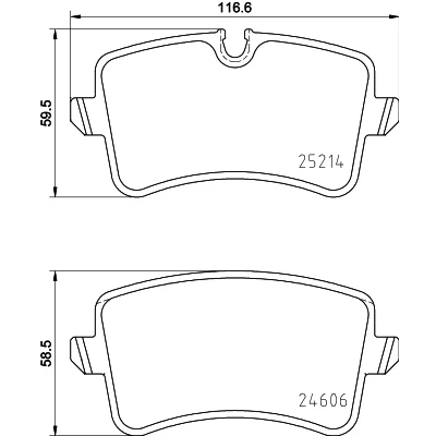 Afbeelding van Remblokkenset, schijfrem HELLA PAGID 8DB 355 016 001