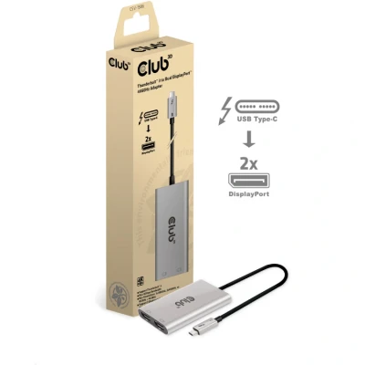 Afbeelding van Club 3D Thunderbolt 3 naar Dual DisplayPort