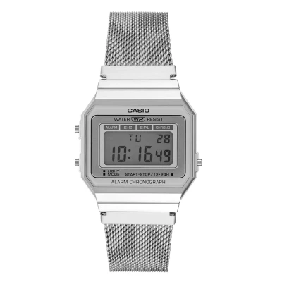 Afbeelding van Casio Collection A700WEM 7AEF Digitaal horloge Horloges Zilverkleur