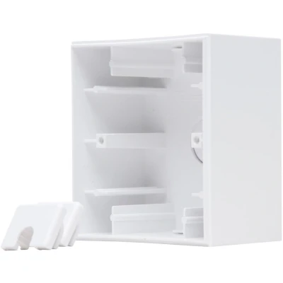 Afbeelding van Kopp opbouwdoos 1 voudig HK07 mat wit (374732006)