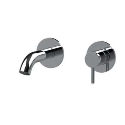 Afbeelding van SB Round inbouw wastafelmengkraan chroom 102mm