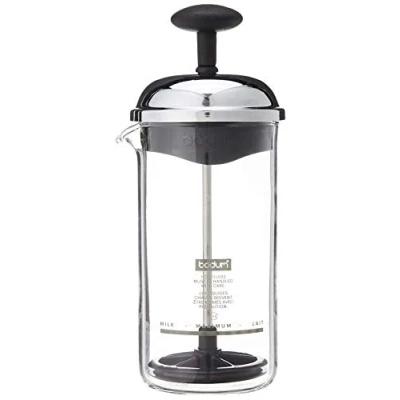 Afbeelding van Bodum Chambord Melkopschuimer (handmatig opschuimen, 0,08 liter), zwart