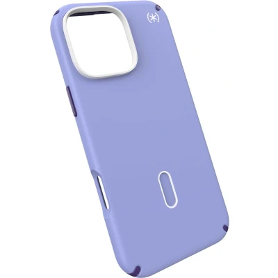 Afbeelding van Speck hoesje geschikt voor Apple iPhone 16 Pro Max Slank Ultieme Bescherming Luxe Soft touch Afwerking Valbescherming gecertificeerd tot 4 meter Microban Antibacterieel Presidio2 lijn Paars