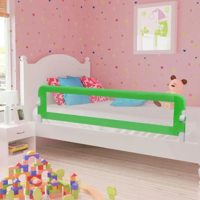 Afbeelding van vidaXL Bedhekje peuter 180x42 cm polyester groen