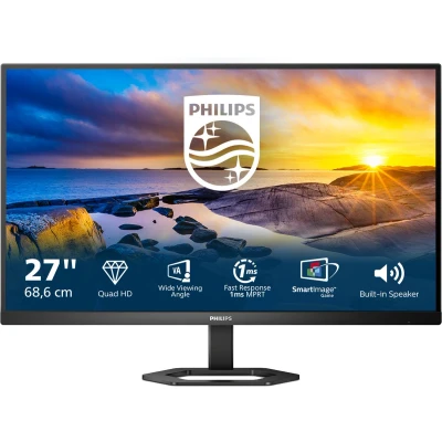 Afbeelding van Philips 27E1N5500LA/00 LED monitor Energielabel F (A G) 68.6 cm (27 inch) 2560 x 1440 Pixel 16:9 4 ms HDMI, DisplayPort, Audio Line out VA