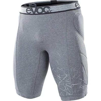 Afbeelding van EVOC CRASH PANTS, fietsbroek (incl. heupbeschermers en beschermende padding, S.LEISURE materiaal, S.Café technologie tegen geurtjes, machinewasbaar, maat: L), Carbon Grey