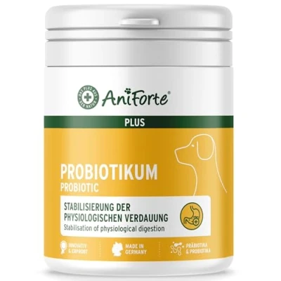 Afbeelding van AniForte Plus probioticum tabs voor honden, 90 stuks, natuurlijke prebiotica en probiotica stabiliseert de spijsvertering bevordert een gezonde darmflora, met actieve darmbacteriën