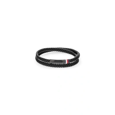 Afbeelding van Tommy Hilfiger TJ2790552 Heren armband Leren Sieraad Leer Zwart 19 cm lang