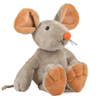 Afbeelding van Schaffer 4752 pluche muis Eddi, 26 cm, grijs