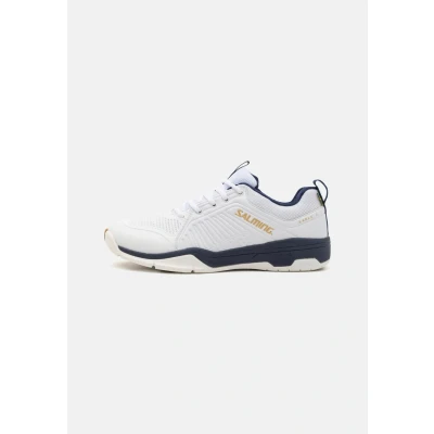 Afbeelding van Salming Eagle 2 Unisex Handbalschoenen, Maat: 41 1/3, White/navy Textiel/ synthetisch