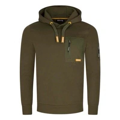 Afbeelding van riverso Hoodie heren regular fit RIVLasse pullover met capuchon borstzak zwart blauw groen navy S M L XL XXL 3XL 4XL 5XL, ivy groen,