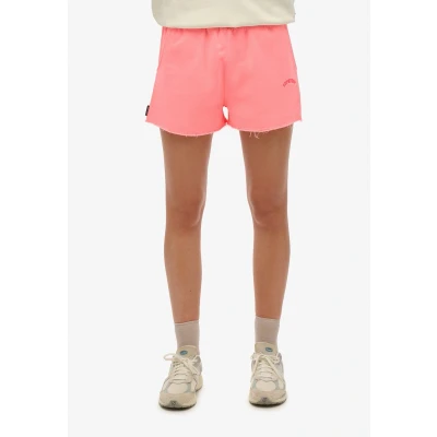 Afbeelding van Superdry Essential LOGO Garment Trainingsbroek, Dames, Maat: 42, Fiery coral