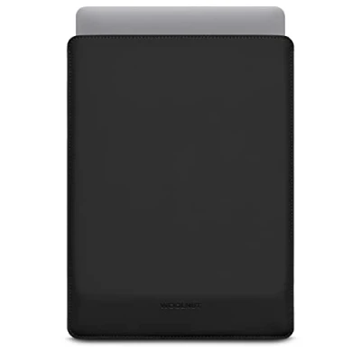 Afbeelding van Woolnut Matte PU Sleeve Case Cover voor MacBook Pro 14 Zwart