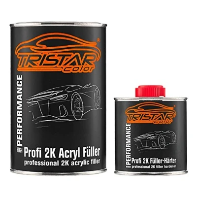 Afbeelding van 2K High Solid Filler Set/Primer voor autolak grijs 1,3 kg Epoxy plamuur &amp; verharder