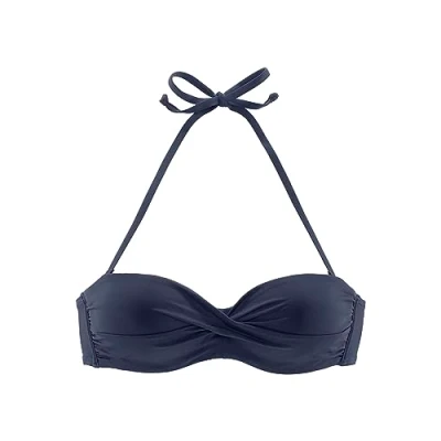 Afbeelding van s.Oliver Bandeau TOP Bikinitop, Dames, Maat: 34xB, Navy