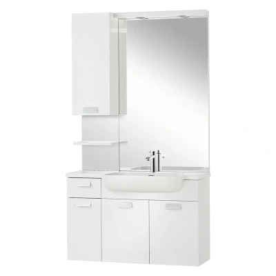 Afbeelding van Differnz Fabulous badmeubelset 100cm wit