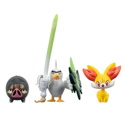 Afbeelding van POKEMON PKW Battle Figuur Set (3PK: Fennekin, Lechonk, Sirfetch&#039;d) W20