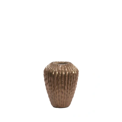 Afbeelding van Light &amp; Living Vaas CACTI Ø29x37cm Brons