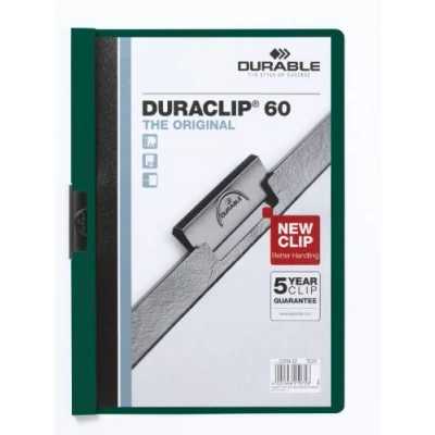 Afbeelding van Durable 220932 Klemmap Duraclip Original 30 (voor 1 vellen A4), 25 stuks, benzine/donkergroen
