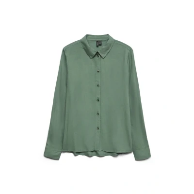 Afbeelding van Vero Moda Vmbumpy Basic Shirt Overhemdblouse, Dames, Maat: XS, Laurel wreath