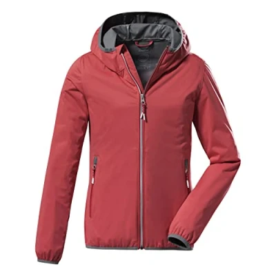 Afbeelding van killtec Girl&#039;s Overgangsjasje met opstaande kraag, opvouwbaar KOS 164 GRLS JCKT, coral, 116, 38362 000