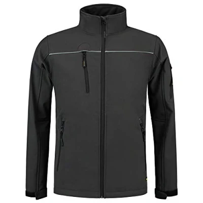 Afbeelding van Tricorp Softshell Jack Donkergrijs Maat M